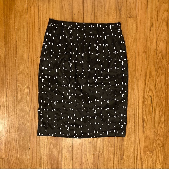 Jil Sander Textured Abstract Polka Dot Pencil Skirt Designer - Picture 11 of 13